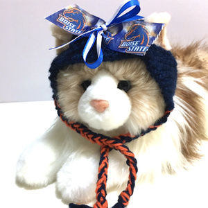 Boise State University BRONCOS Handmade Cat Hat *NEW*
